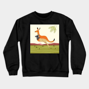 The Kangaroo and The Koala Crewneck Sweatshirt